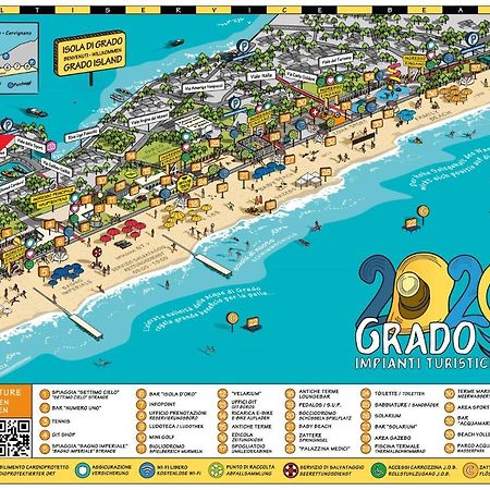 Appartamento Perco Riva Slataper Grado Luaran gambar